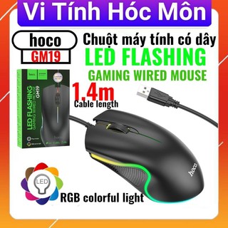 Chuột chơi game có dây hoco gm19 có led nhiều màu - chuột chuyên game