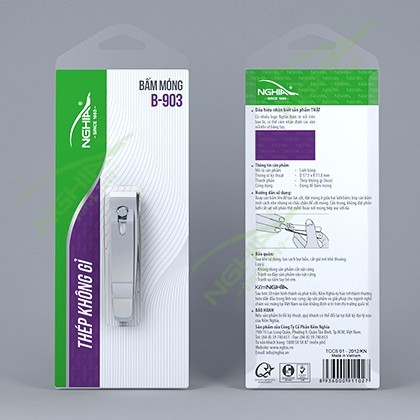 Bấm cắt móng tay Kềm Nghĩa giá sỉ B-903 Kềm Nghĩa giá tốt Kềm Nghĩa chính hãng