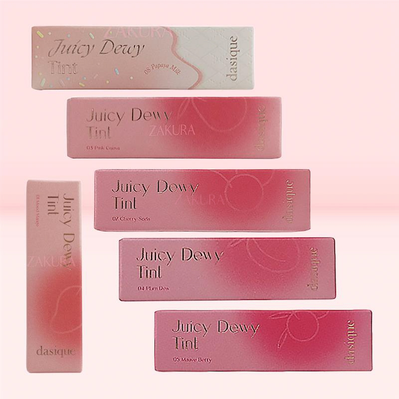 Dasique Juicy Dewy Tint - 01 Mood Mango/03 Pink Guava/04 Plum Dew/05 Mauve Berry/07 Cherry Soda/08 P
