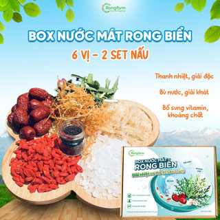 Set Nước Mát Rong Sụn Biển, Nước Giải Nhiệt Mùa Hè Gồm 6 Vị Nấu 2 Lần Giúp Thanh Nhiệt, Bù Nước