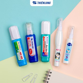 Bộ bút xóa nước Thiên Long 12ml/5ml/3ml đa dạng mẫu mã, nhiều lựa chọn, phù hợp học sinh, sinh viên, văn phòng
