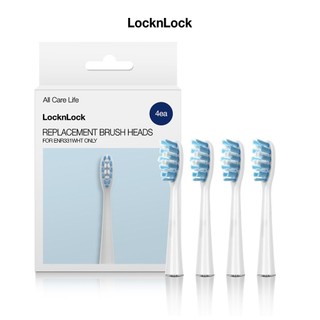 Đầu bàn chải điện thay thế locknlock enr331wht - 4 cái - màu trắng enr331wht_rb