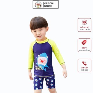Đồ bơi bé trai sportkids in hình cá mập dành cho bé từ 10kg đến 49kg