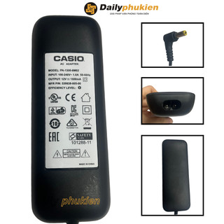 Dây sạc nguồn cho đàn casio 12V 1.5a chân thường
