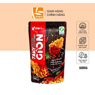 500G  Bột Chiên Gà Giòn Sốt Mala - Tặng Kèm Gói Sốt Mala Takygion - Hàng Chính Hãng, Date Mới Nhất