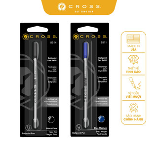 Ruột bút bi khô Cross 8511 8512 8513 8514 cho bút ký doanh nhân cao cấp chính hãng loại vỉ 1 ruột