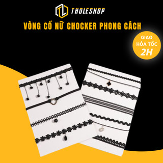 Vòng Chocker Thời Trang, Cá Tính Nhiều Mẫu Đẹp Sang Trọng Tholeshop 6146