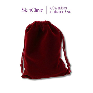  Túi vải Skinclinic Velvet Christmas Pouch - Skinclinic