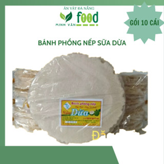 Bánh phồng nếp Sữa Dừa đặc biệt thơm ngon( bịch 10 cái)
