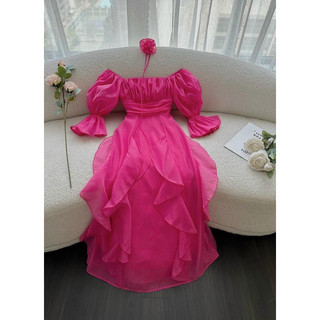 MAXI VOAN BÈO TAY PHỒNG CHOCKER HOA CỔ 3M 🧸