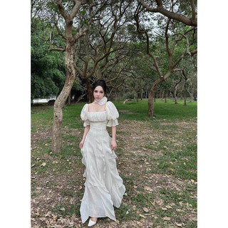 MAXI VOAN BÈO TAY PHỒNG CHOCKER HOA CỔ 3M 🧸