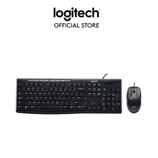 Bộ bàn phím và chuột có dây Logitech MK200