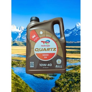 Dầu nhớt động cơ 10W40 ô tô TOTAL QUARTZ 5000 SN CF 4 lít L oto xe hơi QUARTZ5000 Q5000 QUART5000 Q 5000 QUART