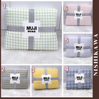 [Ảnh thật] Chăn hè cotton đũi MUJI trần bông mềm mịn 2x2m2 phân phối bởi nishikawajp