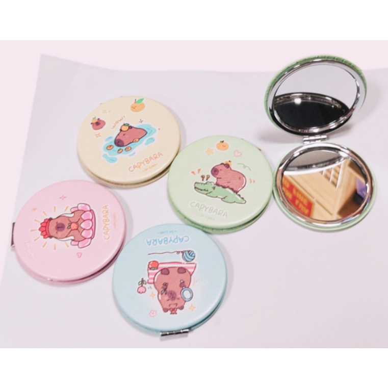 Gương mini 2 mặt bỏ túi Cappybara
