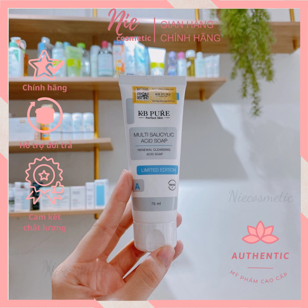 Tẩy tế bào chết Multi salicylic acid soap kb kb pure gel 75ml