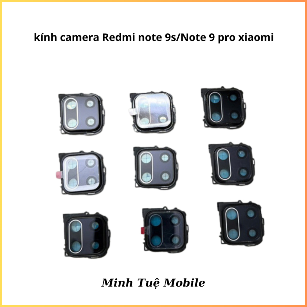 Kính camera  xiaomi redmi note 9s/note 9 pro
