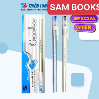 Bút nến thiên long tl093 0.6mm xanh đen đỏ