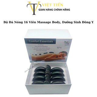 Bộ đá nóng 16 viên | massage body, đả thông kinh lạc lưu thông khi huyết