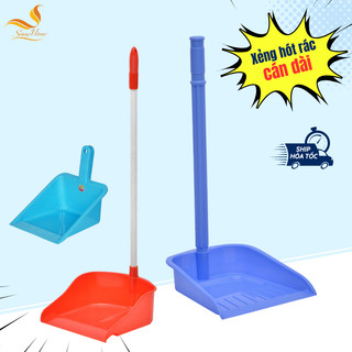 Xẻng hót rác cán dài, cán ngắn, ki hót rác cán dài có thể tháo rời tiện dụng