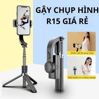 Gậy Quay Video Chống Rung, Gimbal Điện Thoại R15, Gimbal Điện Thoại Giá Rẻ, Gimbal Quay Video Chống Rung, Xoay 360 Độ