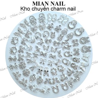 Set charm nail mix sẵn 24 viên 50 viên 70 viên 100 viên 150 viên Mian Nail