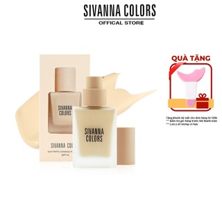 Kem Nền Sivanna Colors Silky Matte Coverage Foundation  HF118 30ml kiềm dầu che khuyết điểm tốt
