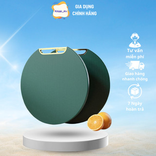 Thớt Nhựa PE Đa Năng Chống Nấm Mốc Kháng Khuẩn, Thớt Tròn Đường Kính 33cm, Tiện Lợi ( didooglt )