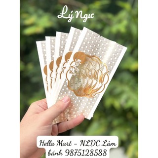Set 100 khay túi trung thu mẫu lý ngư 150g/200g