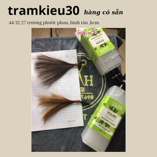 Bóc Màu YICAI Tóc Đỏ Đen Xanh Ra Vàng Không Cần Oxy (Chai 500ml có chai dùng thử 100ml)