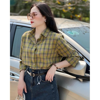 Áo Sơ Mi Tay Dài Kẻ Sọc Chất Tơ Xước Cực Mềm Mại, Sơ Mi Nữ Kẻ Sọc Nhiều Màu Freesize From Rộng Vừa Xinh Xỉu