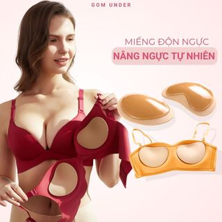 Miếng độn nâng ngực tạo khe 2,5cm siêu đẩy (1 cặp), tăng vòng một tự nhiên GOM UNDER - SA-2001