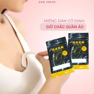 Băng dính cố định quần áo thời trang, set 50 miếng dán quần áo tiện lợi GOM UNDER - SA-1213