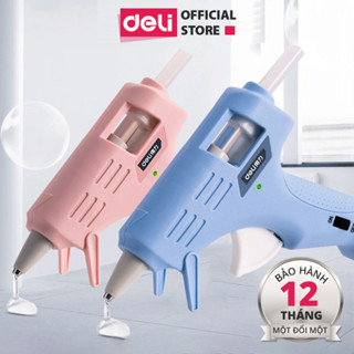  Súng Bắn Keo Nến Silicon Deli 20W 40W - TẶNG KÈM KEO MÀU An Toàn Nhỏ Gọn Dễ Sử Dụng - Nhiều màu 