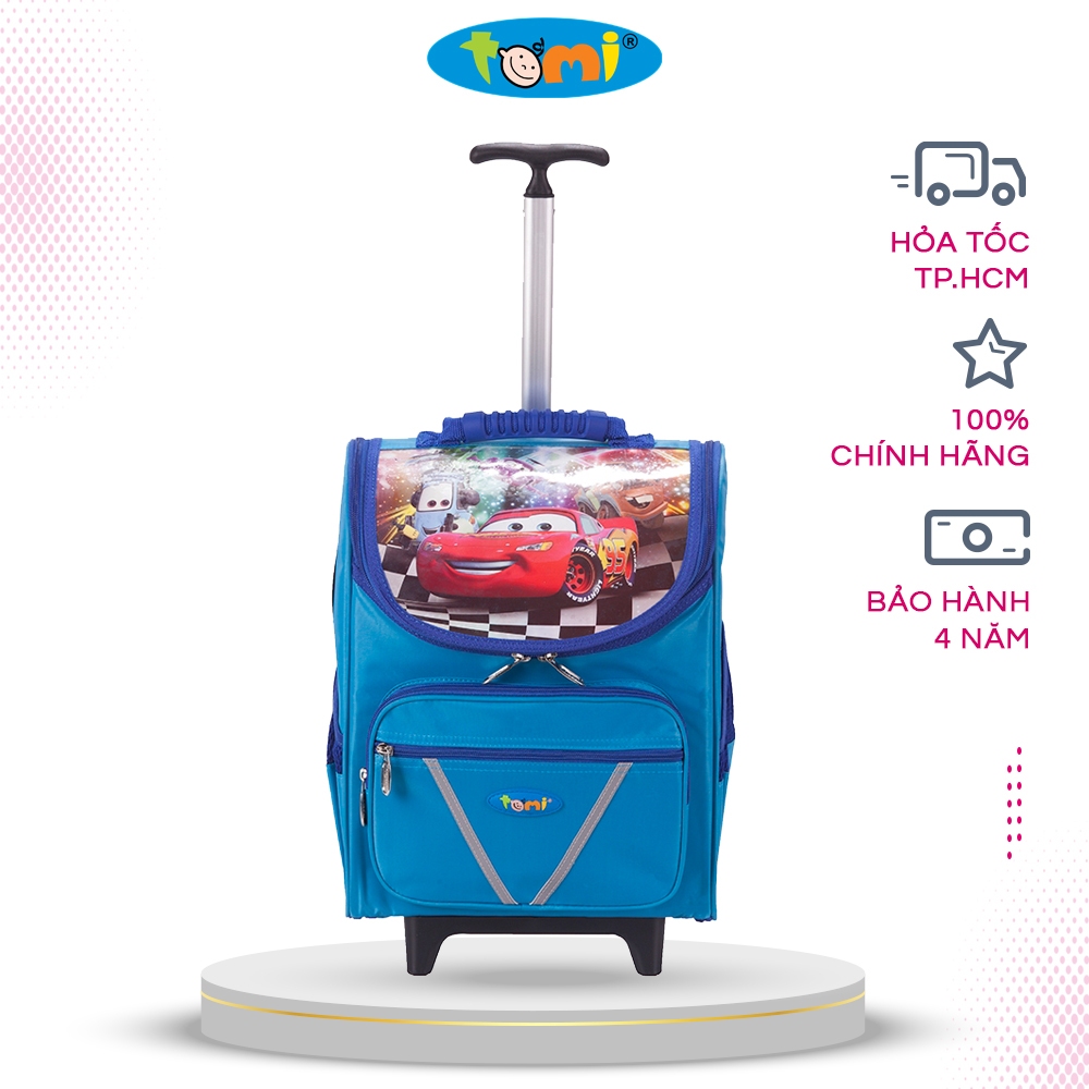 Ba lô kéo cho bé Tomi 9 (Xanh Dương)