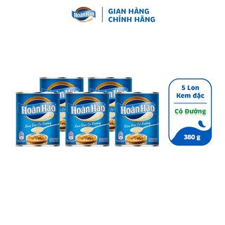 Combo 5 lon kem đặc có đường hoàn hảo 380g/lon