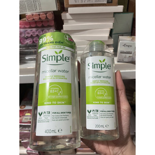 Nước Tẩy Trang Simple Micellar Cleansing Water 200ml