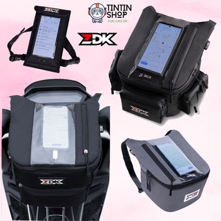 Túi Treo Đầu Xe Máy ZDK Dùng Được Cảm Ứng, Xem Bản Đồ, Có Sạc, Đựng Đồ, Đi Phượt, Chạy Ship Grab