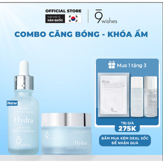  Combo dưỡng 9 Wishes Serum II 30ml + Kem dưỡng Cream Hydra 50ml