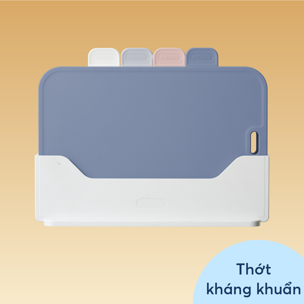 Bộ thớt đa năng Yoko - Chính hãng inochi - Có hộp bảo vệ, giúp thớt kho ráo