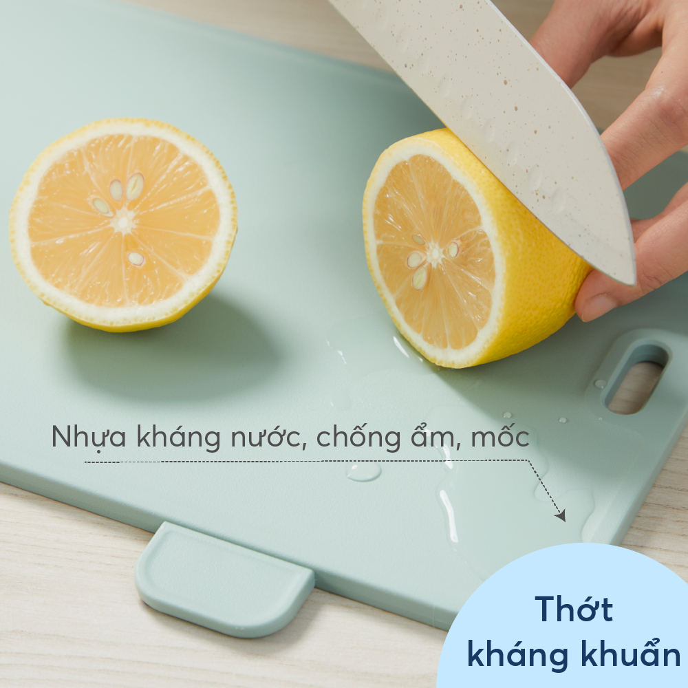 Bộ thớt đa năng Yoko - Chính hãng inochi - Có hộp bảo vệ, giúp thớt kho ráo