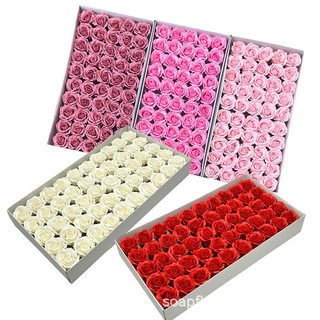 Combo 500 đầu bông hoa sáp thơm 3 lớp 1 màu