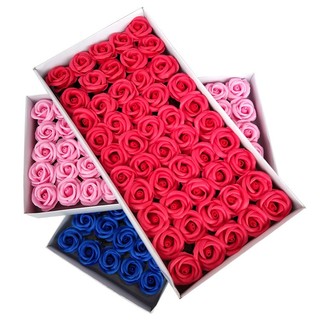 1 hộp hoa sáp pha màu 50 bông.