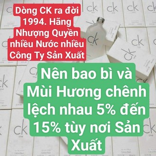 Nước hoa Unisex C'k O.n.e EDT 100ml 200ml