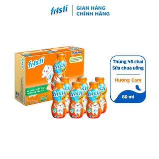Thùng sữa chua uống Fristi hương cam 48x80ml