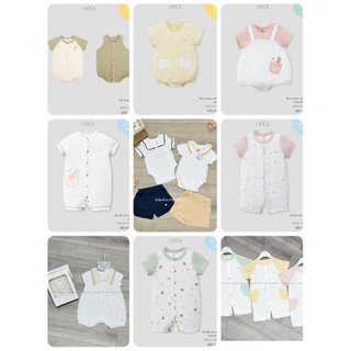 Bộ body cộc tay nous petit - Nous doux các mẫu cho bé yêu