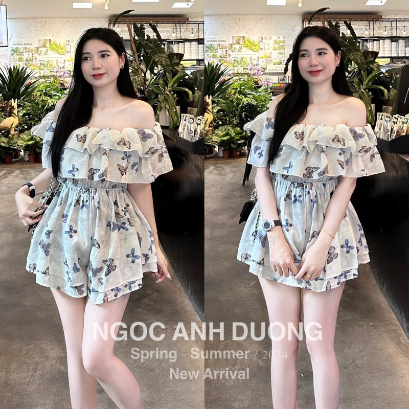 Jum trễ vai tơ hoa