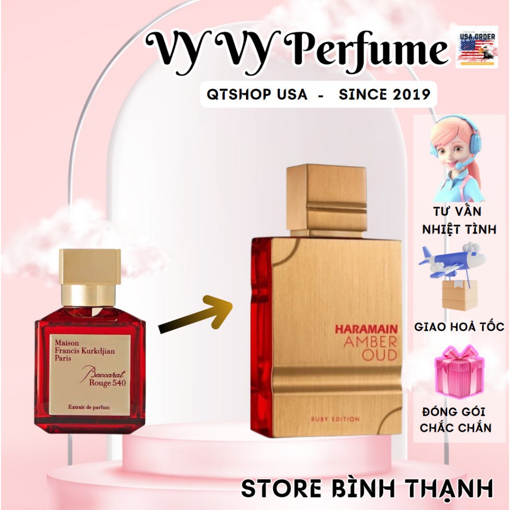 (Hỏa tốc tiệm auth) nước hoa nữ Amber Oud Ruby Edition
