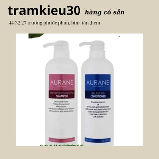 Dầu gội và xả aurane protein moisturizing 750ml x 2