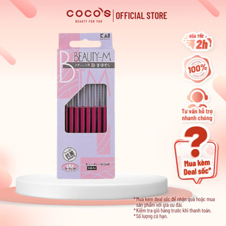 Hộp 10 dao cạo lông mặt, chân mày kai btm - 10h1 razor beauty-m